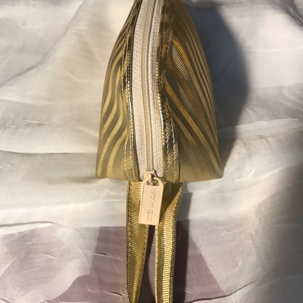 Estee Lauder gold makeup bag - Picture 2 of 4